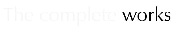 The complete works